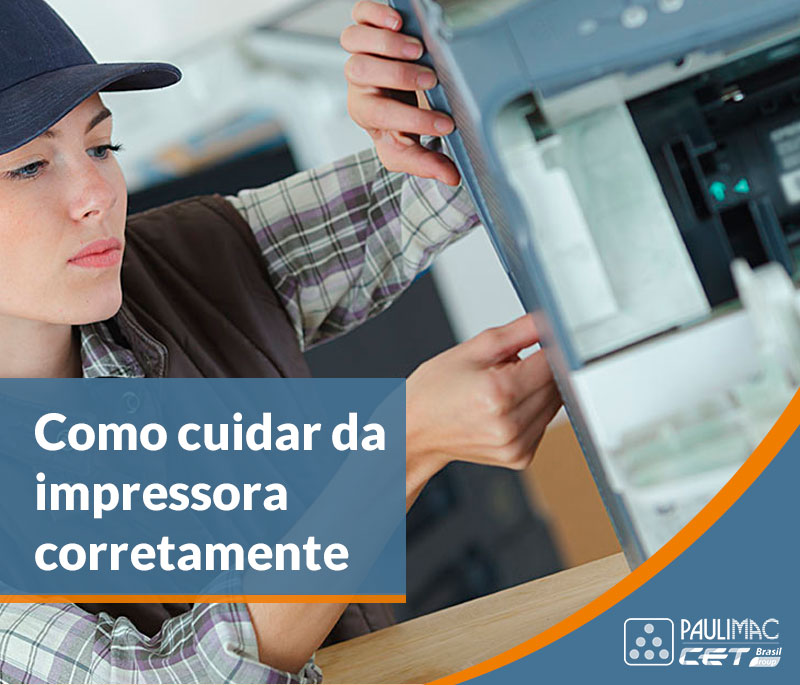 cuidar da impressora