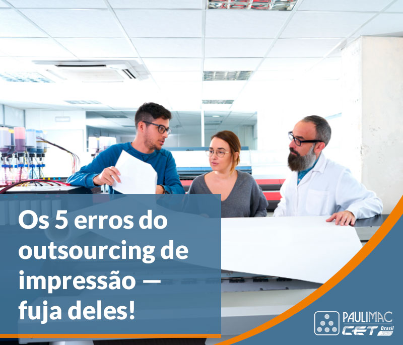 erros do outsourcing de impressão
