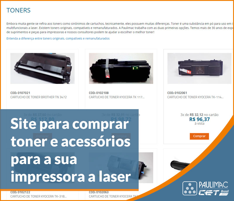 site para comprar toner