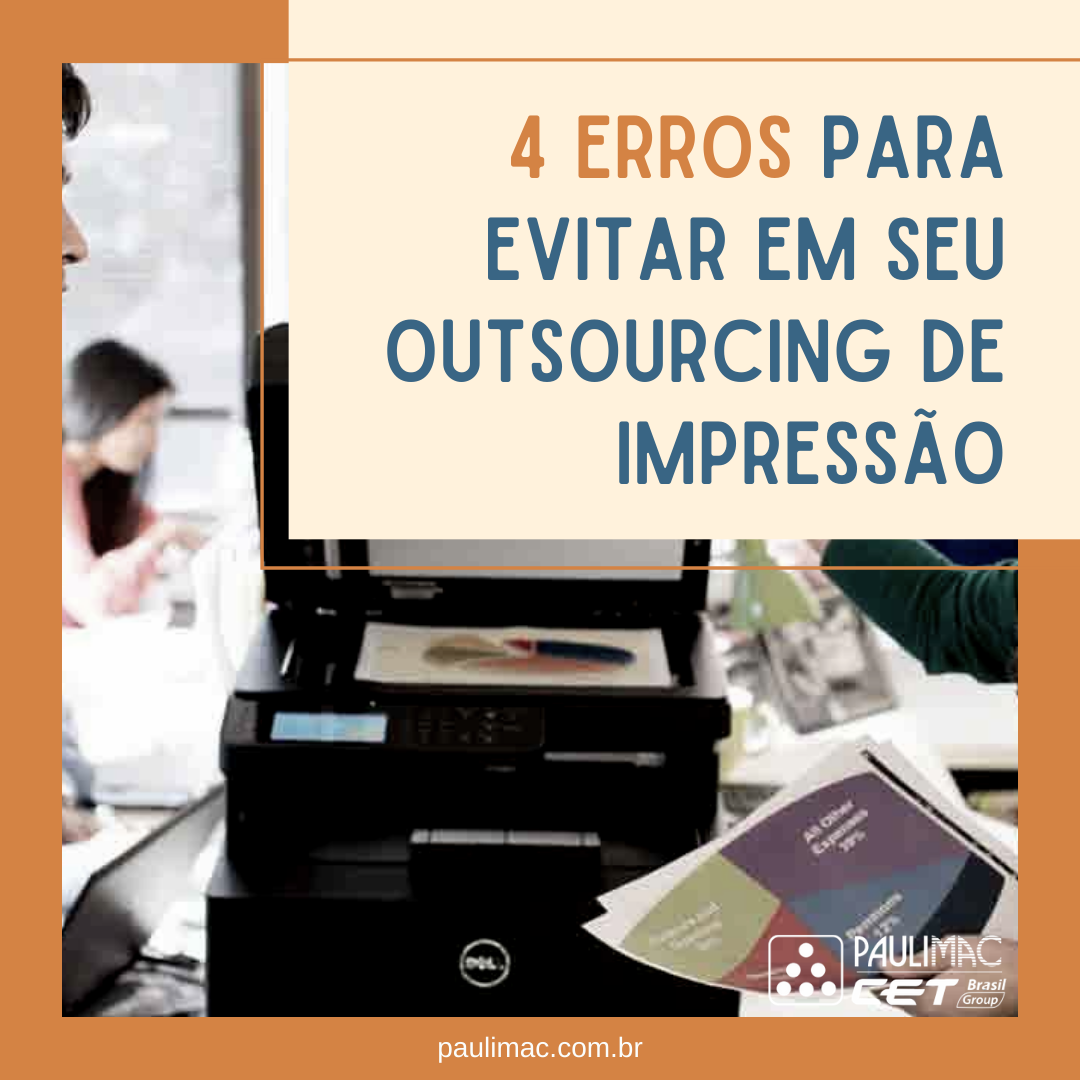 erros do outsourcing de impressão