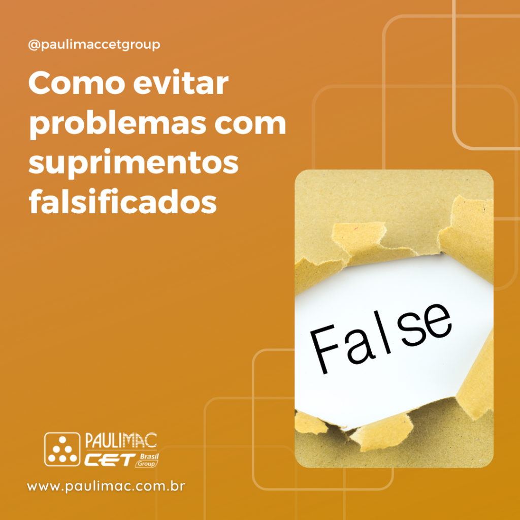 suprimentos falsificados